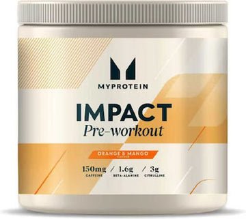 MyProtein Impact Pre-Workout Orange, Mango & Passionfruit Flavour 150gr